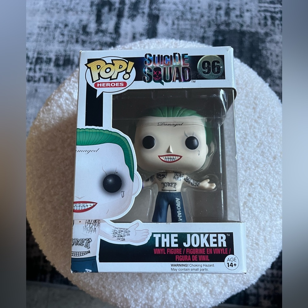 Funko Box with Black and Gray Accents